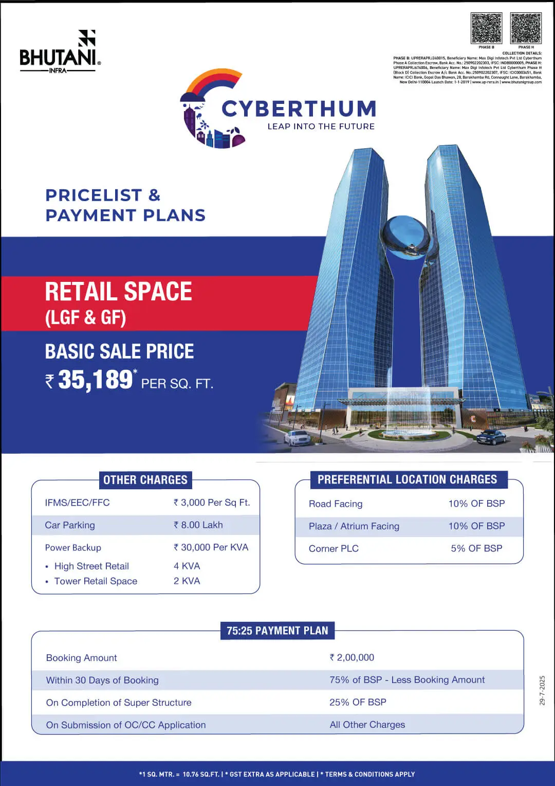  Cyberthum LGF & UGF Retail Price List